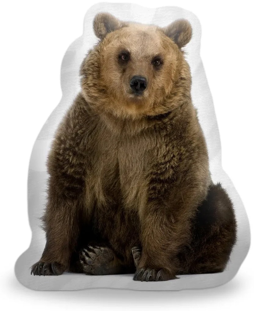 Sablio 3D vankúš Hnedý medveď