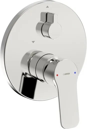 Hansa Basic sprchová a vaňová batéria bez podomietkového telesa chróm 80559003