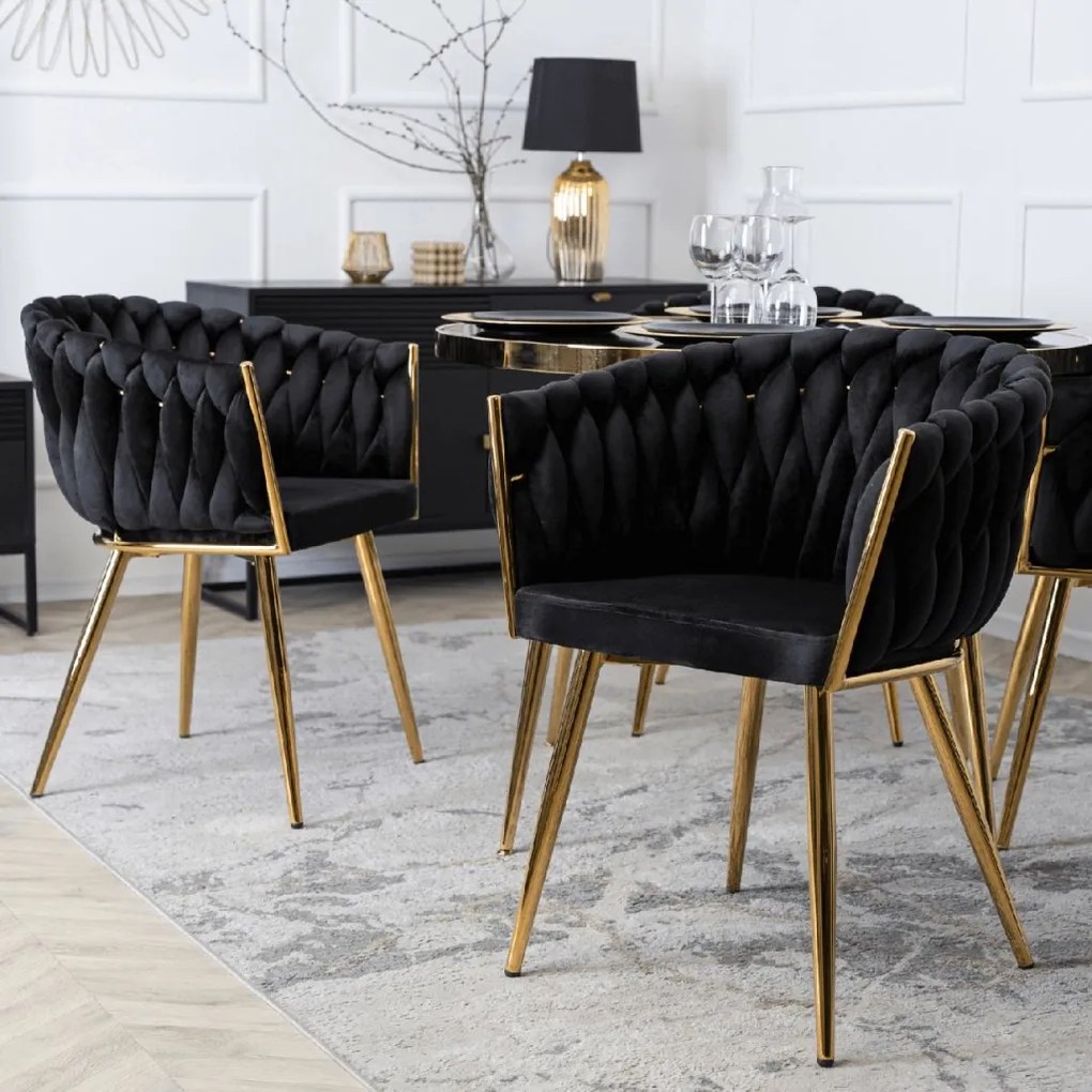 PROXIMA.store - Čalúnená jedálenska stolička CAPI FARBA: modrá