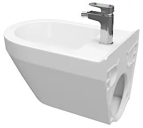 Cersanit Crea WC bidet závesný oválny, biela, K114-009