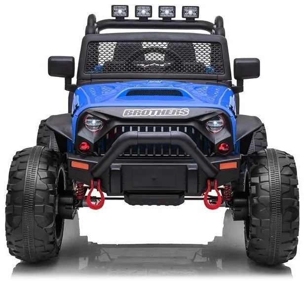 RAMIZ Elektrické autíčko - Jeep JC666 - lakované - modré - motor - 2x200W - batéria - 2x12V7Ah - 2023
