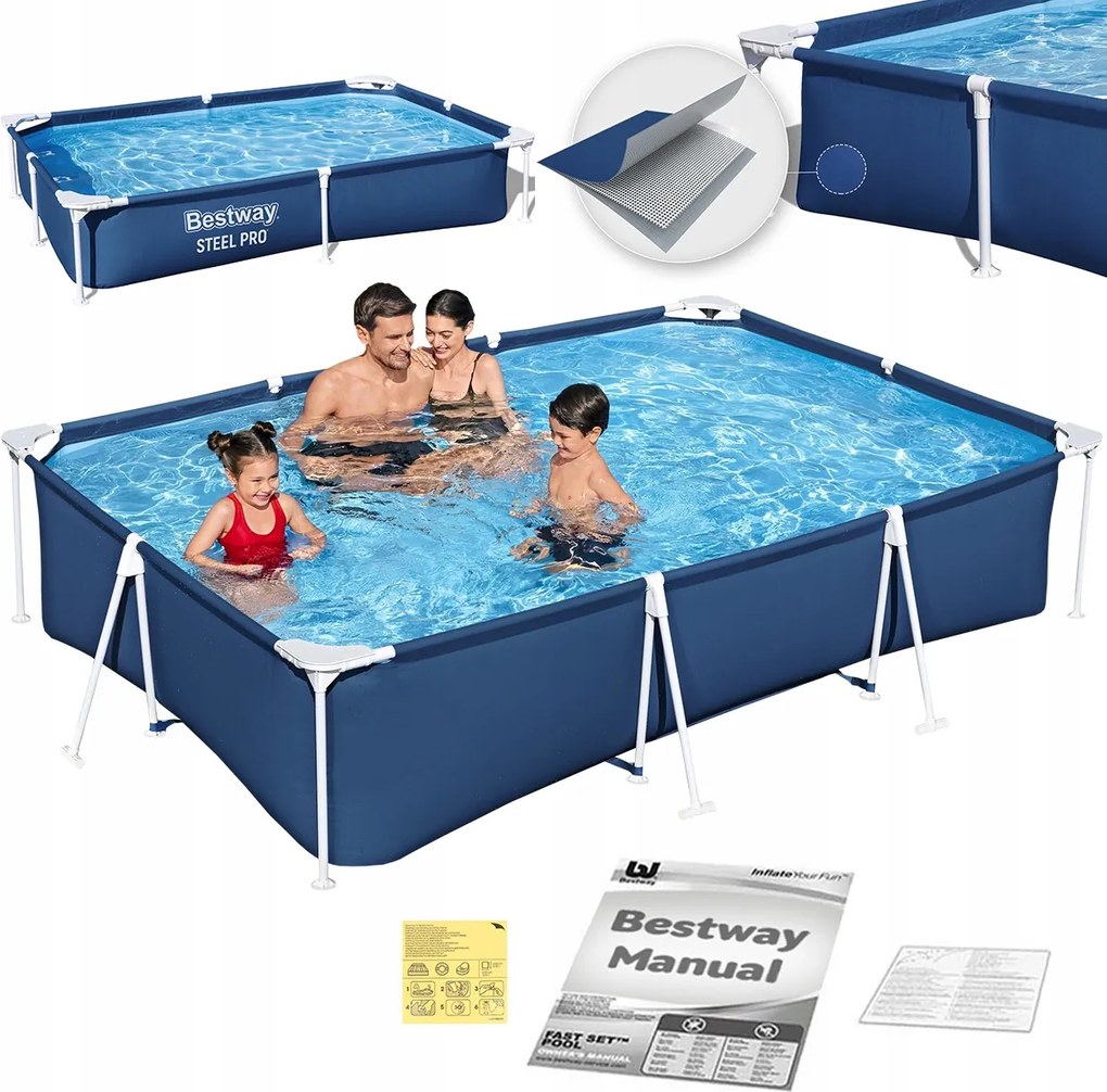 Záhradný rám Bestway 300x201x66 cm Steel Pro 56404 Rodinný Model 2025