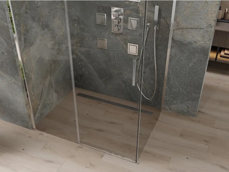 Mexen Omega posuvná sprchová kabína 120 x 90 cm, priehľadná, chróm - 825-120-090-01-00
