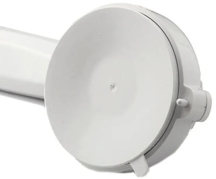 Spirella Držadlo do kúpeľne s prísavkami a indikátorom SAFE, biela, 40 cm