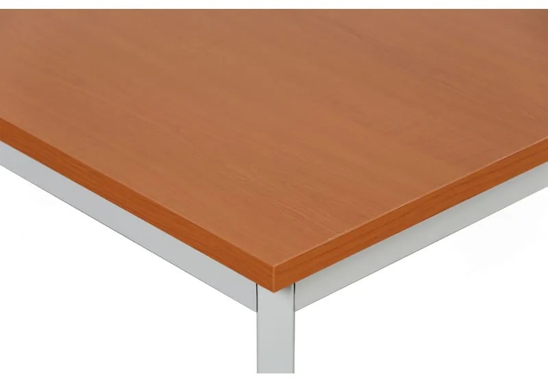 Jedálenský stôl TRIVIA, 800 x 800 mm, sivá podnož, čerešňa