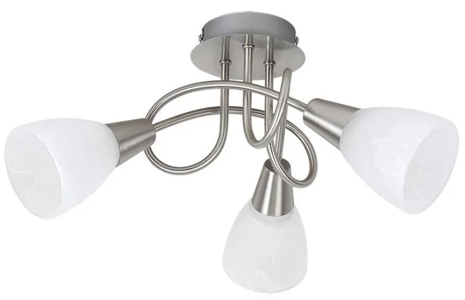 Rabalux 5532 - Prisadený luster JENNA 3xE14/40W/230V matný chróm RL5532