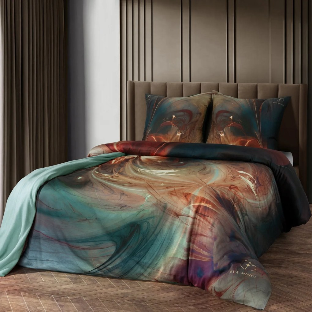 MAKOSATÉNOVÉ OBLIEČKY EVA MINGE SELVA 160X200 CM, 2 KS 70X80 CM VZOROVANÉ