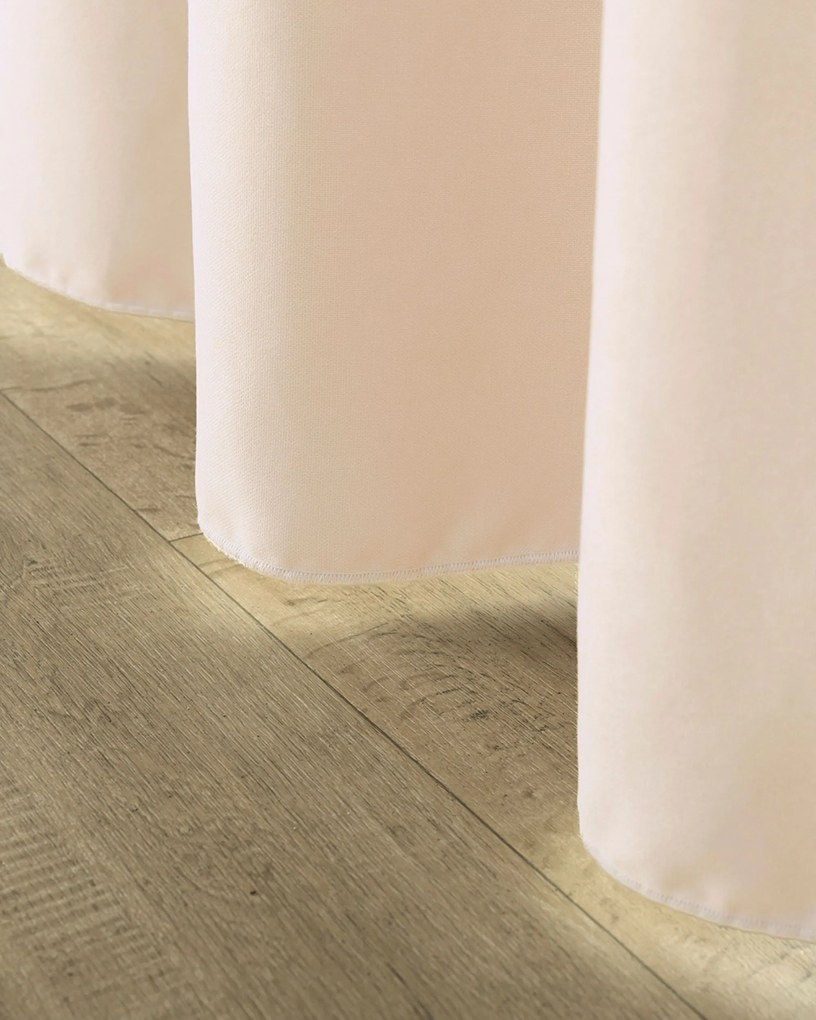 Záves na riasiacu pásku ecru velvet 140 x 280 cm 1 ks.