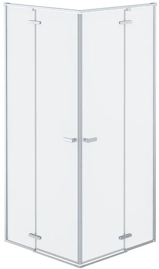Sprchový kút štvorcový Beta2 90x90195 chróm