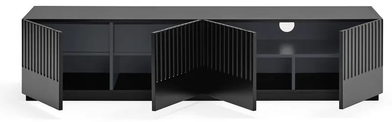 Čierna TV komoda Teulat Doric