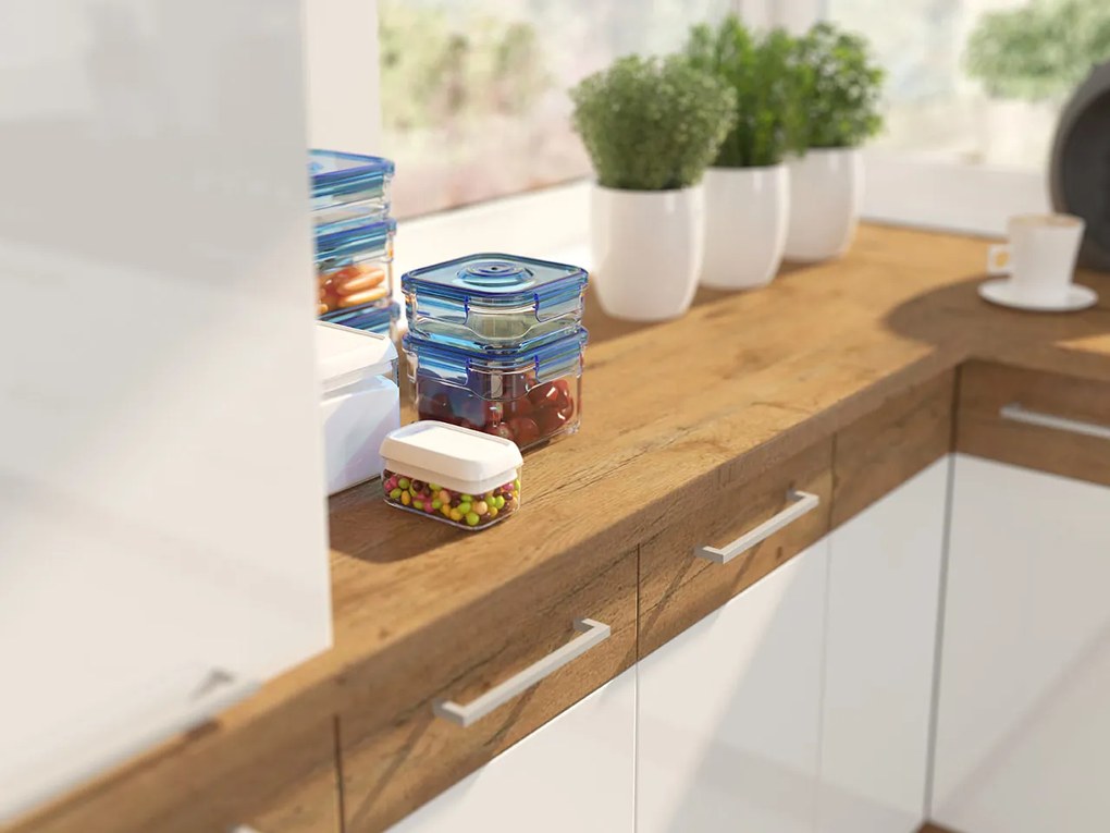 Pracovná doska Woodline, Dĺžka:: 40 cm, povrchová úprava: ľavý