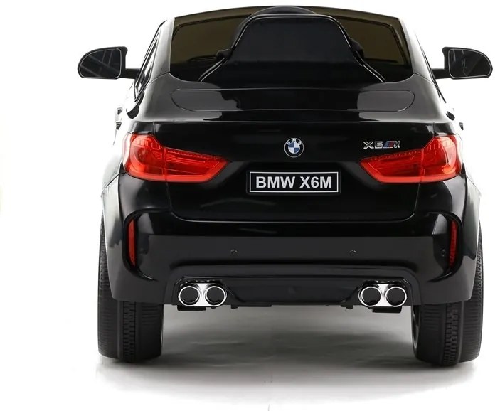 LEAN CARS ELEKTRICKÉ AUTÍČKO BMW X6 - NELAKOVANÉ - ČIERNE - 2X-6V - 2x 45W motor - 2022