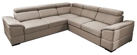 Univerzálna rohová rozkladacia sedacia súprava s úložným priestorom GRANADA béžová