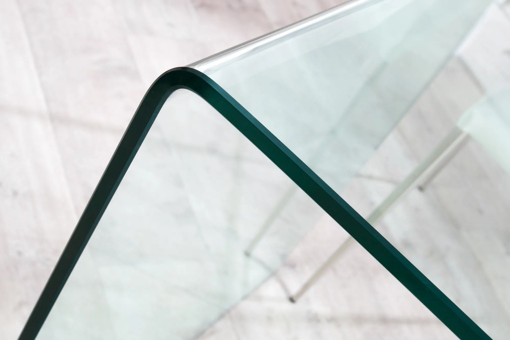 Písací stôl Fantome 120cm sklo