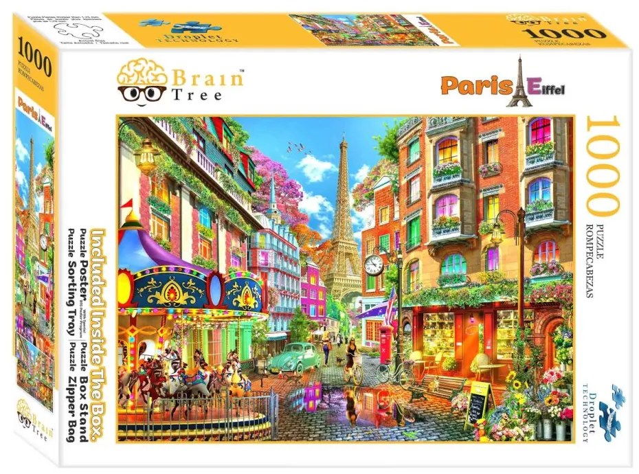 Brain Tree Puzzle Obrázok z Paríža 1000 dielikov