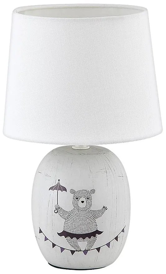 Rabalux 4607 - Detská stolná lampa DORKA 1xE14/40W/230V šedá