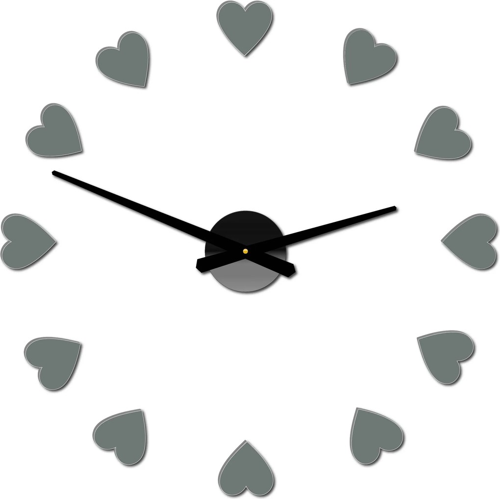 SENTOP | Veľké nástenné hodiny s motívom srdca I SENTOP 12S051 Wall clock HEU- analógové