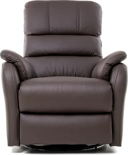 Kožené hojdacie kreslo s elektrickým polohovaním ELEGANT 1, koňak (K 2136)