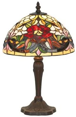 Lampa tiffany stolová LILY 40*25