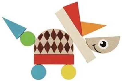 Detoa magnetické Puzzle Dino