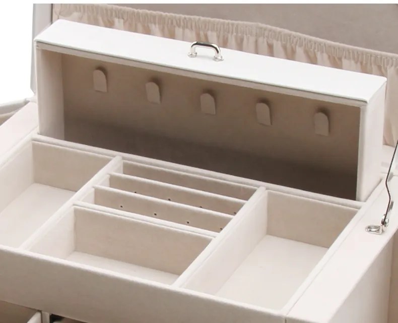 Bezdoteku Šperkovnica Lucy biela