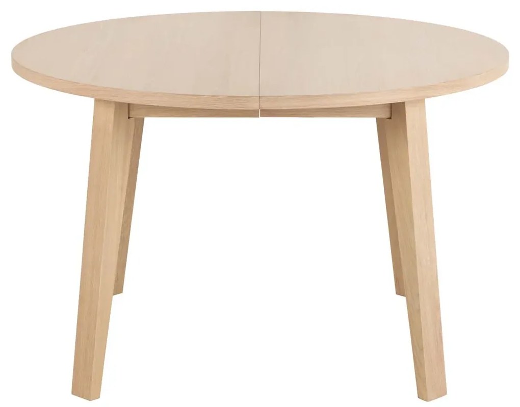 Rozkladací jedálenský stôl A-line 120/220 cm bielený dub