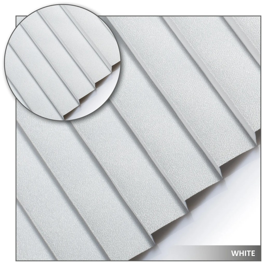 Dekodum Neinvazívna zatemňovacia plisovaná roleta white Šířka (cm): 38