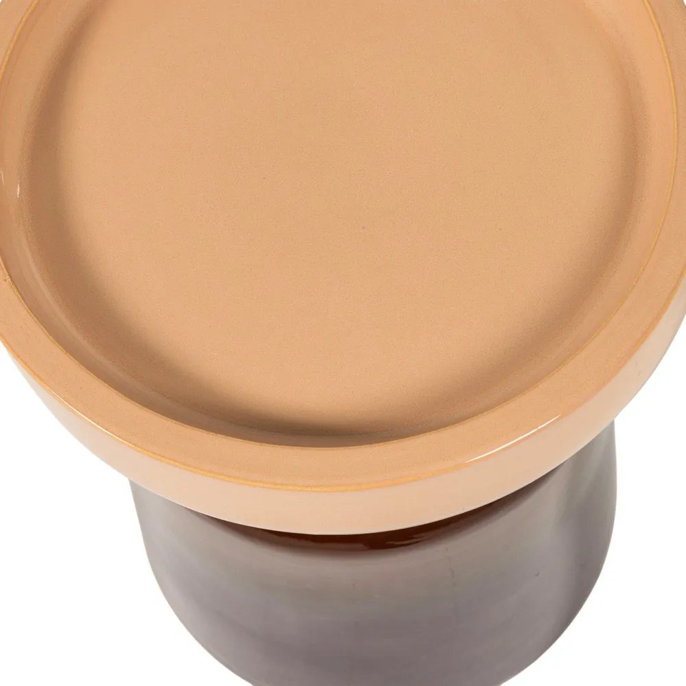 Keramický odkladací stolík 35x35 cm Tumo – WOOOD