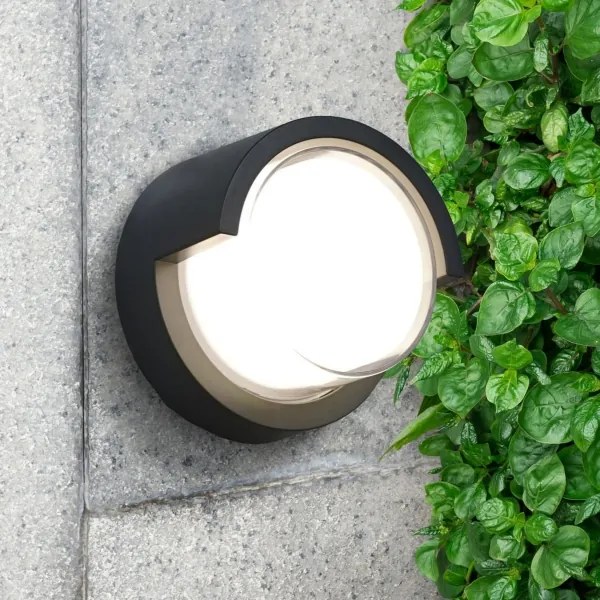 LED Vonkajšie nástenné svietidlo ESSEN LED/10W/230V IP44 čierna