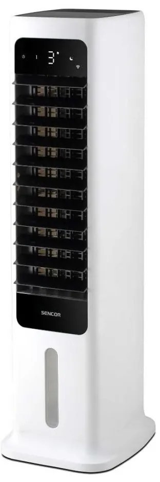 Sencor- Inteligentný mobilný ochladzovač vzduchu 60W/230V Wi-Fi biela + diaľkové ovládanie