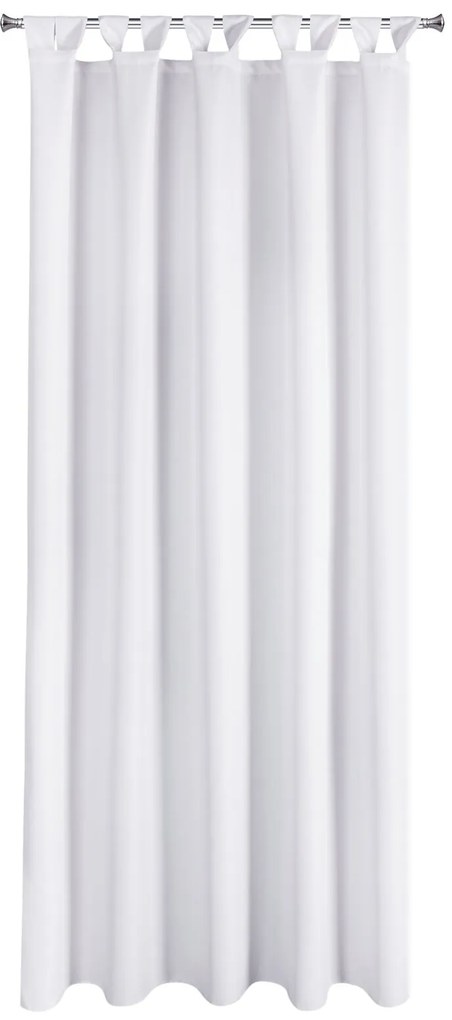 ZÁHRADNÝ VODEODOLNÝ ZÁVES NA PÚTKACH GARDEN 155X240 CM BIELA