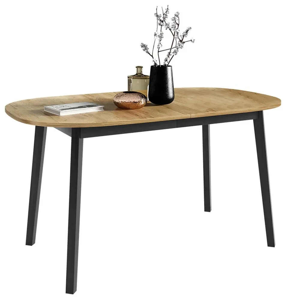 Jedálenský stôl Zerimo S 150x80, Farby:: biela / čierna
