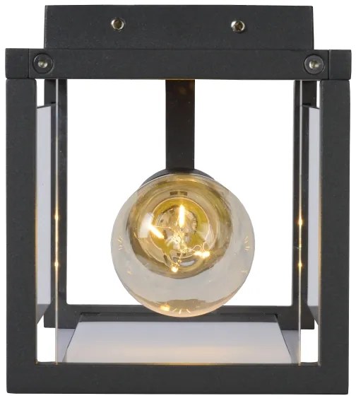 Lucide 27885/01/30 - Vonkajšie nástenné svietidlo CLAIRE 1xE27/15W/230V IP54 čierna