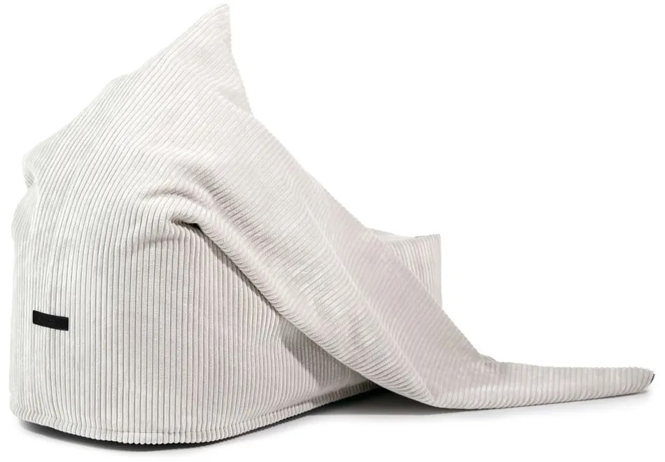 Krémový menčestrový detský sedací vak Cocoon 120 – SLOWDOWN