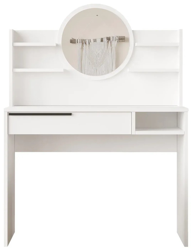 Toaletný stolík Houseland Ainaly biely