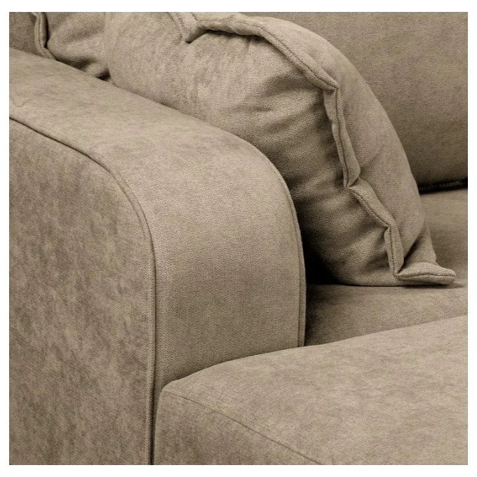 Svetlohnedá rohová pohovka (ľavý roh) Beata - Ropez