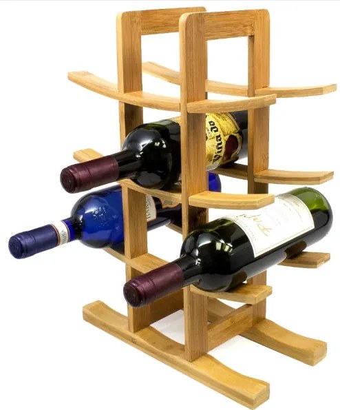 Stojan na víno 371572 bambusový