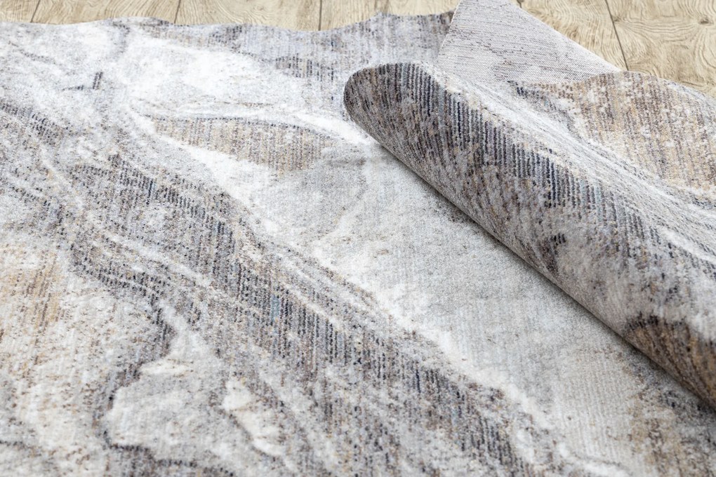 Moderný koberec TINE 75313B Skala, tmavo/sivý, svetlo/sivý