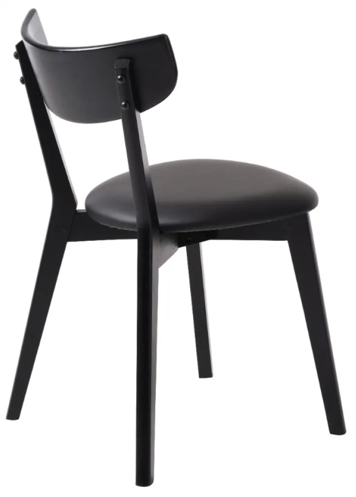 PERO DREVENÁ STOLIČKA black