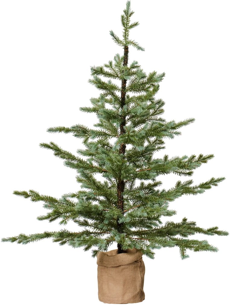 Ib Laursen Umelá jedľa v jutovom obale 125 cm