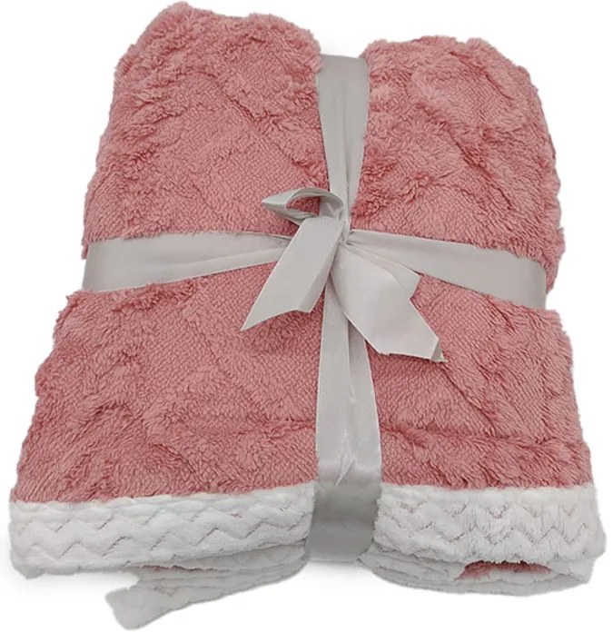 Jahu Baránková deka Island ružová, 150 x 200 cm