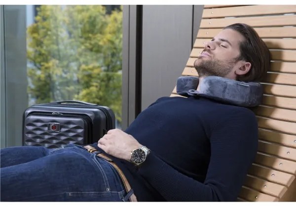 Wenger - Cestovný vankúš z pamäťovej peny šedá