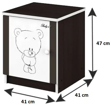 Detský nočný stolík DO NEBIES