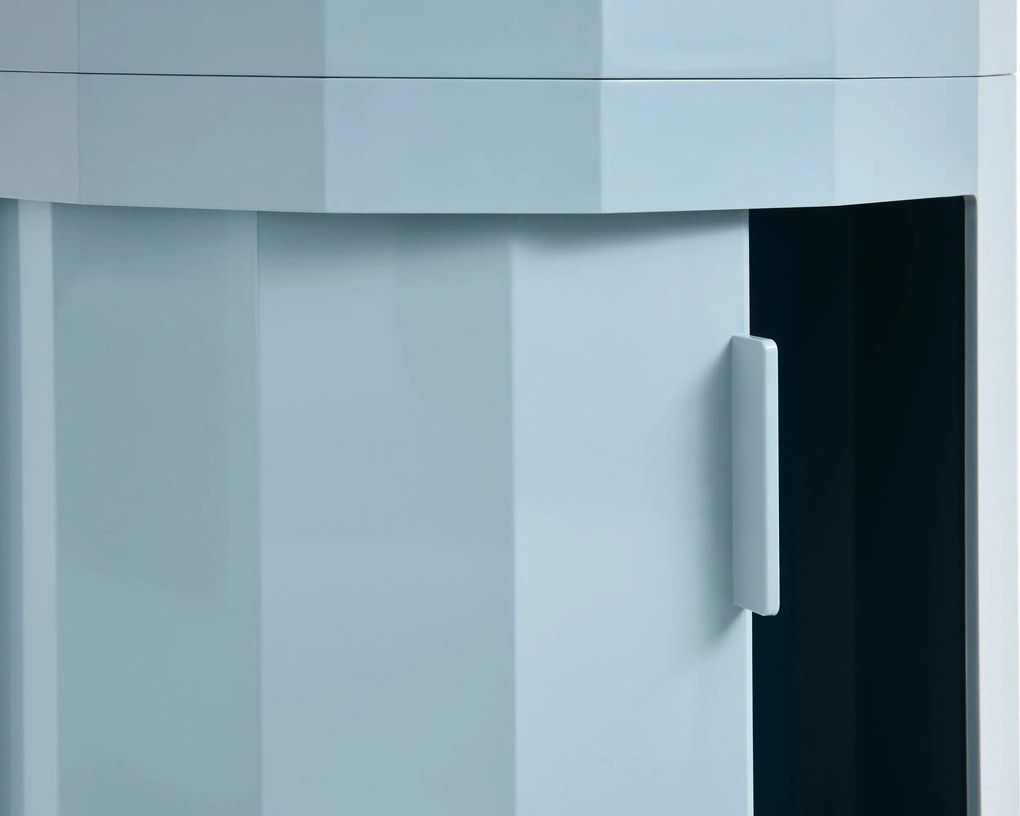 Skrinka Facet 48 cm antracit