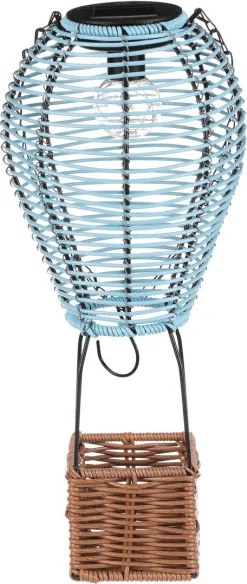 Solárny lampáš balón s LED osvetlením PLA113 BLUE-L