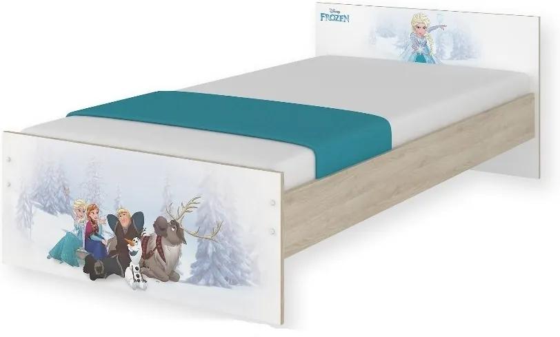 MAXMAX Detská posteľ MAX bez šuplíku Disney - FROZEN 180x90 cm 180x90 pre dievča NIE