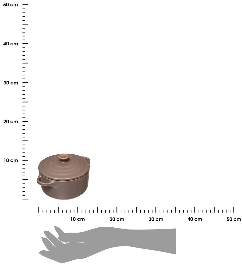 Keramický hrniec Mini Taupe, (fi) 13 cm