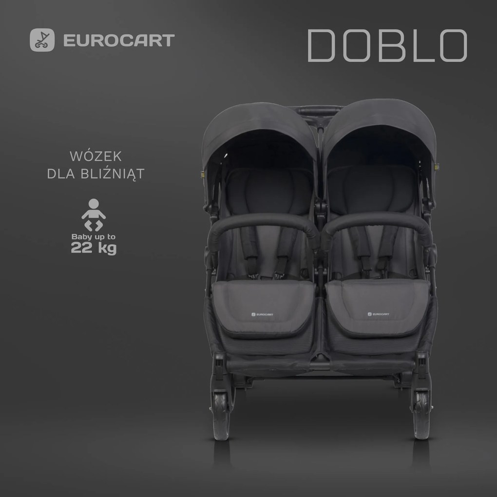Súrodenecký kočík Euro-Cart Doblo Iron