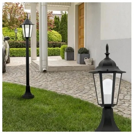 Vonkajšia lampa 1xE27/20W/230V IP43 96,5 cm čierna