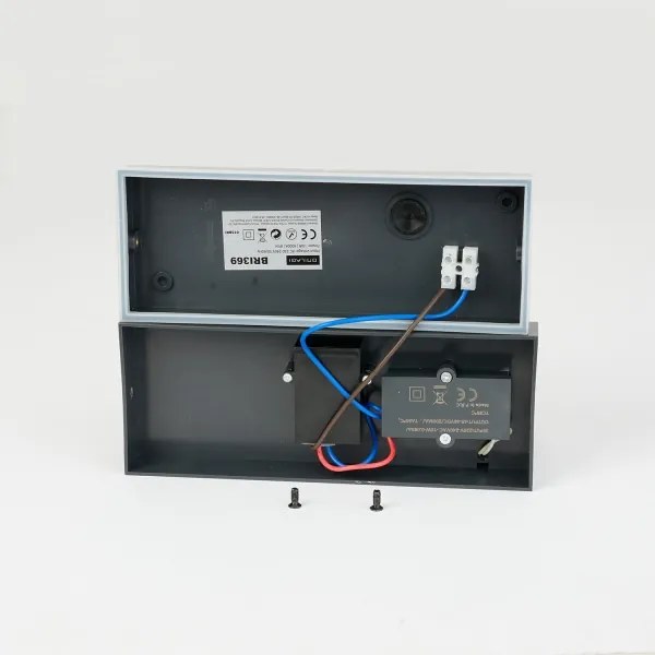 Brilagi-LED Vonkajšie nástenné svietidlo so senzorom TESSI LED/10W/230V antracit IP54